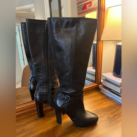 Vintage Coach black leather boots - Picture 1 of 3